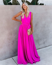 Load image into Gallery viewer, Diana Sleeveless Maxi Dress - Fuchsia
