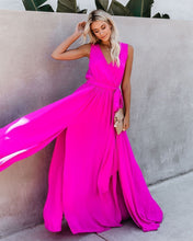 Load image into Gallery viewer, Diana Sleeveless Maxi Dress - Fuchsia
