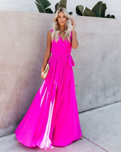 Load image into Gallery viewer, Diana Sleeveless Maxi Dress - Fuchsia
