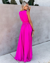 Load image into Gallery viewer, Diana Sleeveless Maxi Dress - Fuchsia
