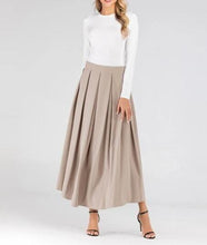 Load image into Gallery viewer, Casual Pleated Skirt

