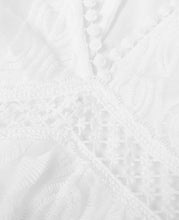 Load image into Gallery viewer, Long White Lace Boho Dress
