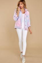 Load image into Gallery viewer, Got It Covered Pink Multi Tie Dye Jacket - Pink
