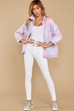 Load image into Gallery viewer, Got It Covered Pink Multi Tie Dye Jacket - Pink

