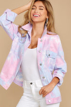 Load image into Gallery viewer, Got It Covered Pink Multi Tie Dye Jacket - Pink
