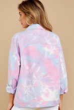 Load image into Gallery viewer, Got It Covered Pink Multi Tie Dye Jacket - Pink
