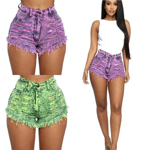 High Quality Denim Shorts Jeans Cotton Slim Short Pants