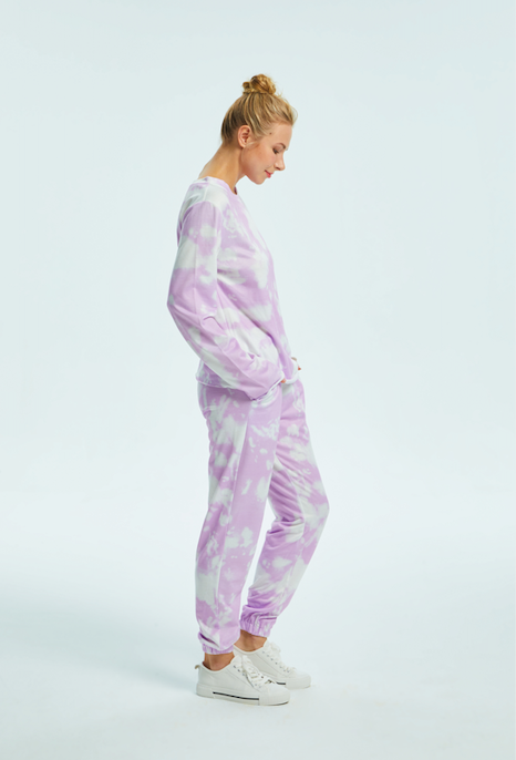 Shoot For The Sky Tie Dye Pullover and Joggers