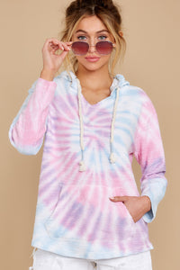 Hope For You Unicorn Bomb Spiral Tie Dye Hoodie