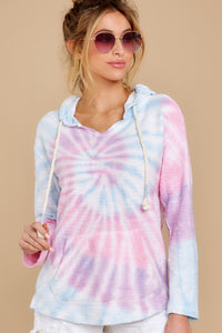 Hope For You Unicorn Bomb Spiral Tie Dye Hoodie