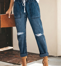 Load image into Gallery viewer, High Quality Denim Jeans Ripped Slim Jeans Women
