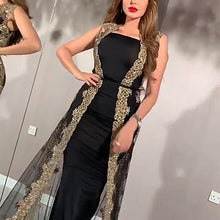 Load image into Gallery viewer, Sexy Tube Top Mesh Evening Dress
