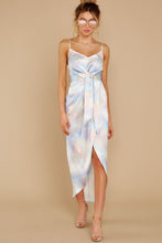 Load image into Gallery viewer, Feel The Groove Blue Multi Tie Dye Maxi Dress
