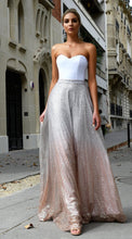Load image into Gallery viewer, Strapless Sequin Wedding Dress
