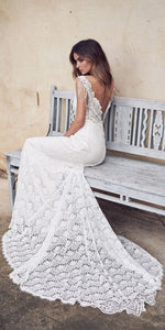Deep V Neck Casual Style Party Dress