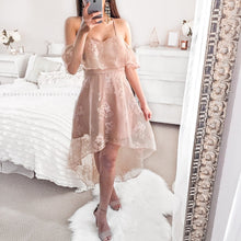 Load image into Gallery viewer, Tulle Mauve Pink Mini Dress
