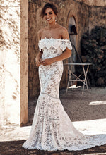 Load image into Gallery viewer, Charming  Lace Mermaid Wedding Dress
