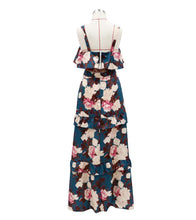 Load image into Gallery viewer, Boho Floral Crop Top &amp; Skirt Set
