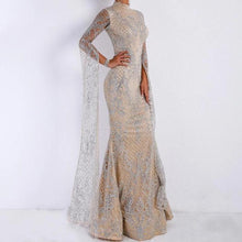 Load image into Gallery viewer, Turtleneck Cocktail Elegant Long Sleeve Dresses
