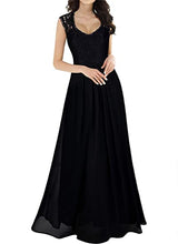 Load image into Gallery viewer, Black  Floral Lace Dress
