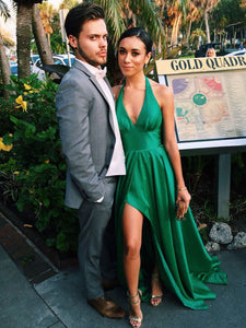 Formal Gowns Sexy V Neck Red prom Dress