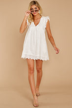 Load image into Gallery viewer, Keep A Secret White Romper Dress

