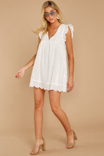 Load image into Gallery viewer, Keep A Secret White Romper Dress

