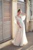 Long Evening Party Beach Lace Dress Short Sleeve Dress