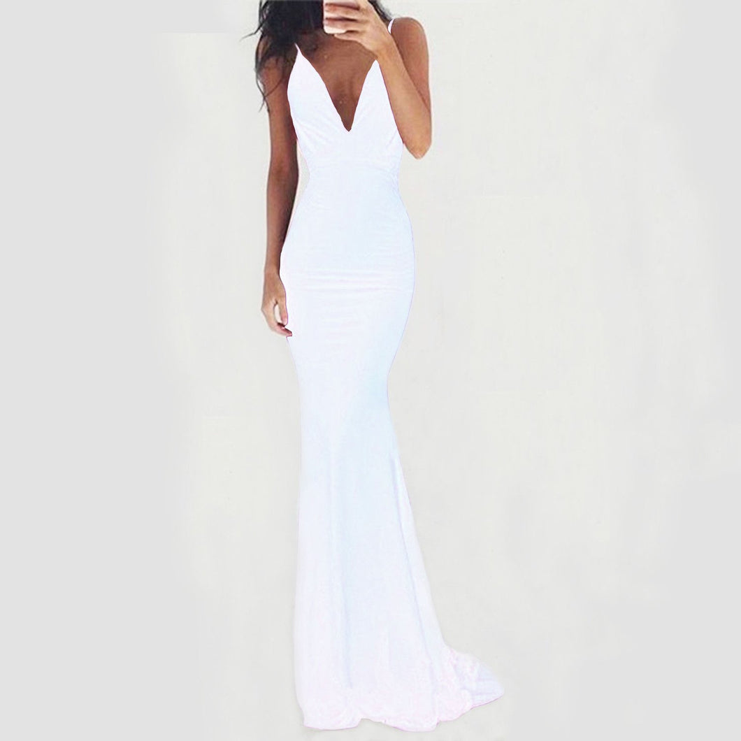 Infinite Glory White Maxi Dress