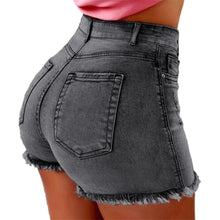 Load image into Gallery viewer, Fashion Women Summer High Waisted Denim Shorts Jeans Women
