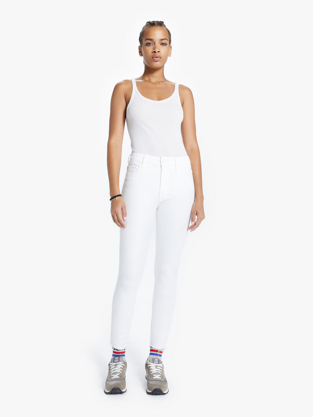 The High Waisted Looker Ankle Fray - Fairest Of Them All