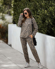 Load image into Gallery viewer, Natural Instincts Leopard Knit Tunic Set
