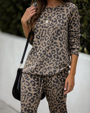 Load image into Gallery viewer, Natural Instincts Leopard Knit Tunic Set
