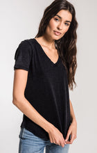 Load image into Gallery viewer, Airy Slub Short Sleeve V-Neck Tee
