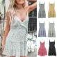 Mini Dress Bandage Boho Party Elegant Women's Sleeveless