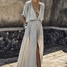 Load image into Gallery viewer, Summer Dress Bandage Long plus size Dress sundress Party  Robe
