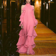 Load image into Gallery viewer, Elegant High Neck Hanging Sleek Sleeveless Dress
