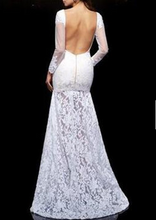 Load image into Gallery viewer, Patchwork Lace   Mermaid  Dress
