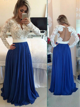 Load image into Gallery viewer, Blue Prom Dress
