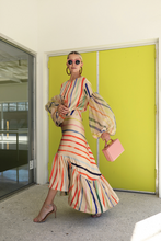 Load image into Gallery viewer, Striped Print Mermaid Two Pieces
