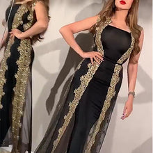 Load image into Gallery viewer, Sexy Tube Top Mesh Evening Dress
