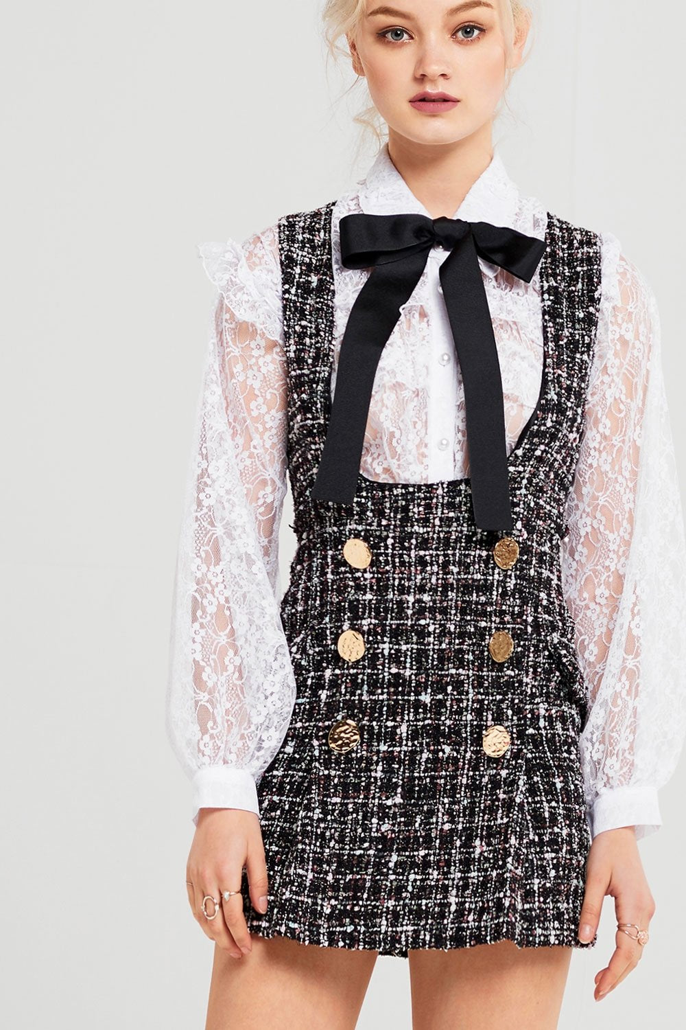 Molly Tweed Mini Dress