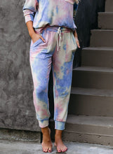 Load image into Gallery viewer, Tie Dye Long Sleeve Pajamas Set
