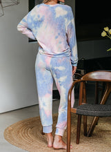 Load image into Gallery viewer, Tie Dye Long Sleeve Pajamas Set

