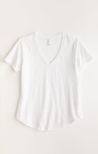 Load image into Gallery viewer, Airy Slub Short Sleeve V-Neck Tee
