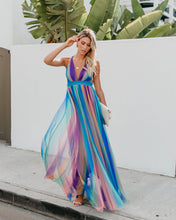 Load image into Gallery viewer, Sugar Plum Striped Maxi Dress
