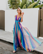 Load image into Gallery viewer, Sugar Plum Striped Maxi Dress
