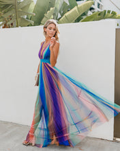 Load image into Gallery viewer, Sugar Plum Striped Maxi Dress
