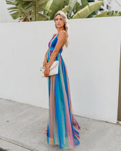 Load image into Gallery viewer, Sugar Plum Striped Maxi Dress
