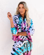 Load image into Gallery viewer, Surreal Cotton Blend Tie Dye Hoodie
